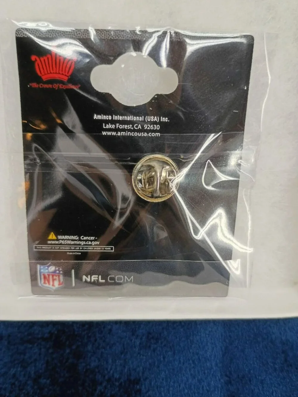 NFL Washington Commanders Sock-Shaped Collectible Lapel Pin New Gift